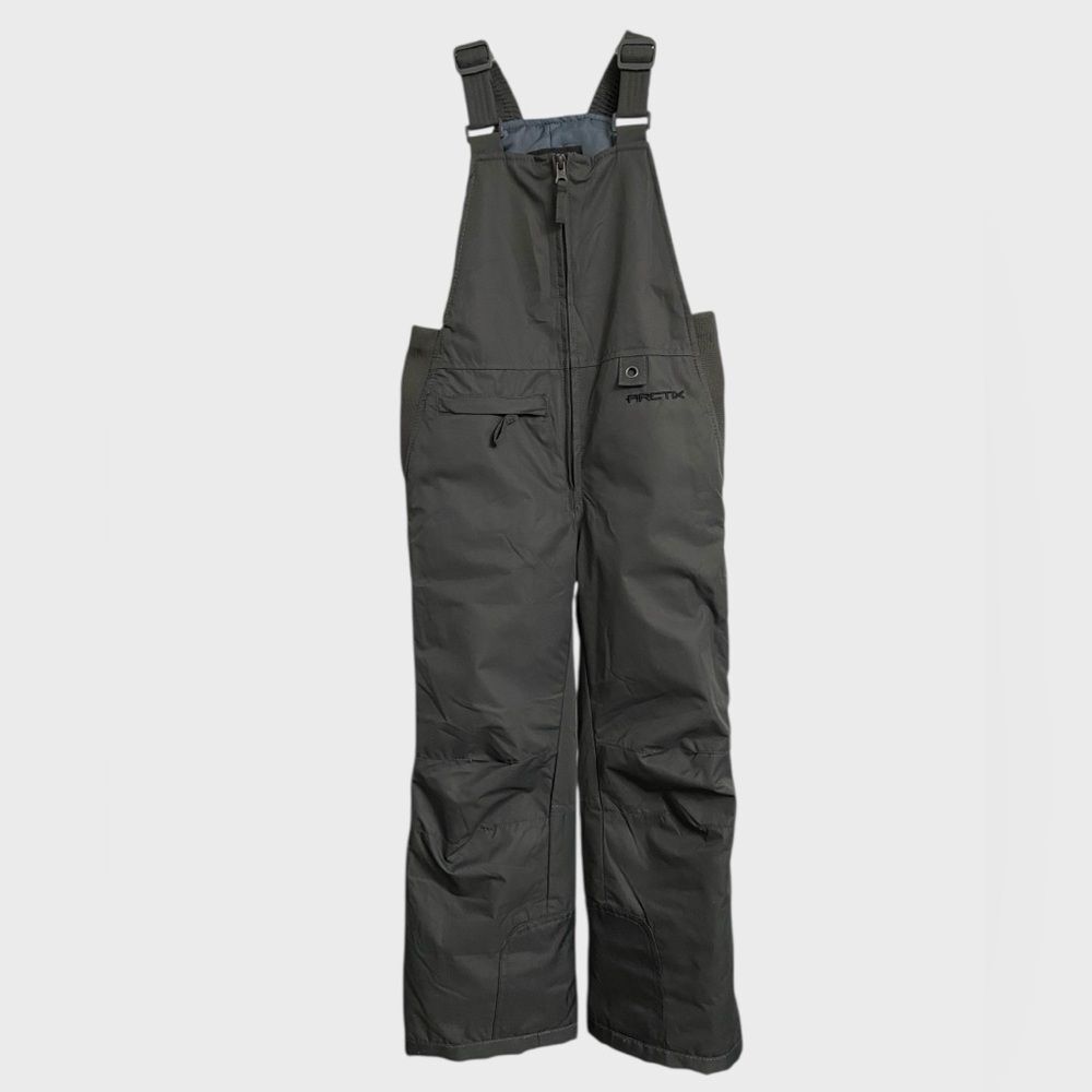 Arctix Kids Insulated Bibs Overalls Size XS Grey Ski Snow Pants Outdoor Winter